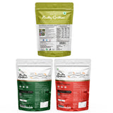 Roasted Salted Almonds, Cashews and Pistachios Combo Pack - 600g