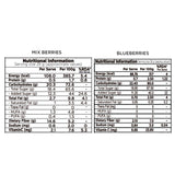 Mix Berries, Dried Blueberries Combo pack - 350g