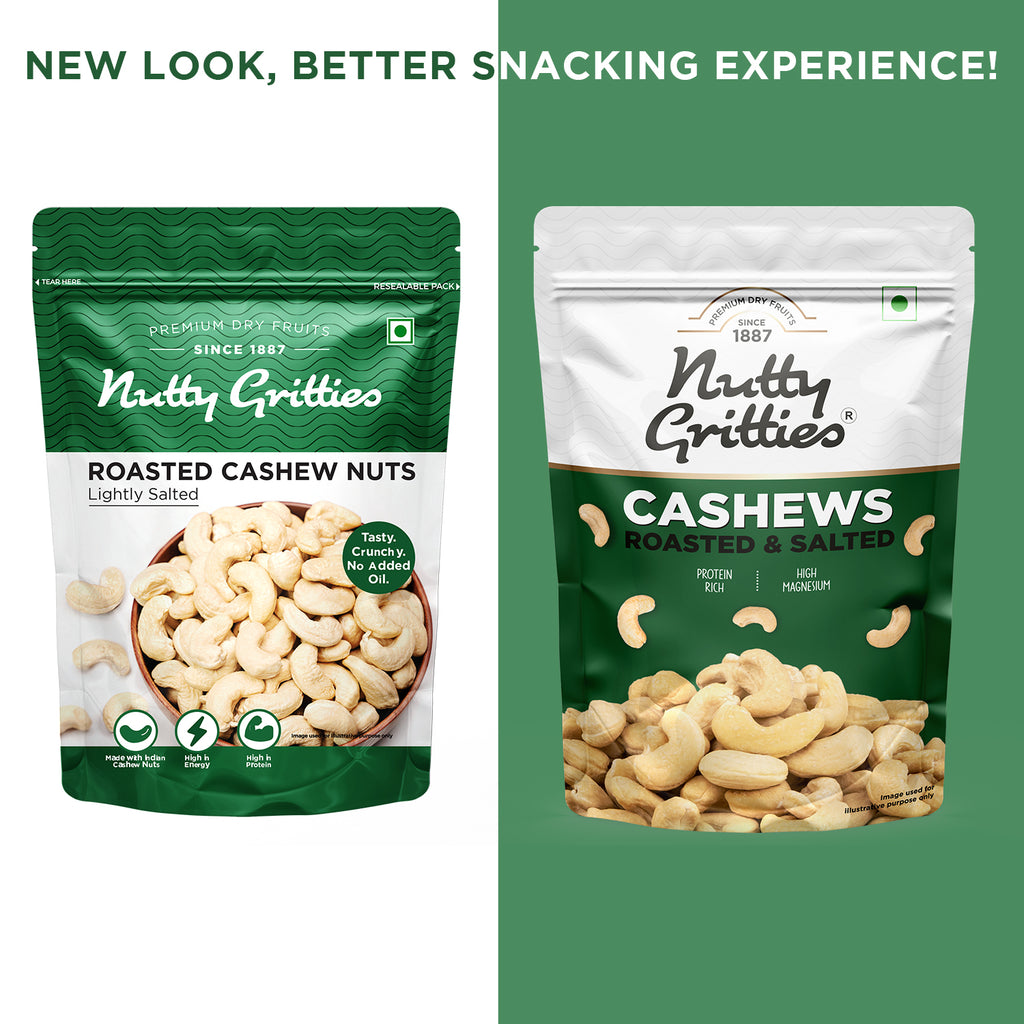 Salted Roasted Cashews, lightly salted Premium Jumbo size - 200g