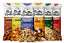 Grab And Go Mix Combo Sports Mix, Roasted Salted Almonds & Cashews, Thai Chilli Blend, Pepper Cashews, Barbeque Almonds (Pack of 6x40g each ) - 240g