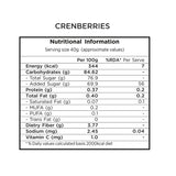 US Dried & Sliced Cranberries ( Pack of 2 x 200g  ) - 400g