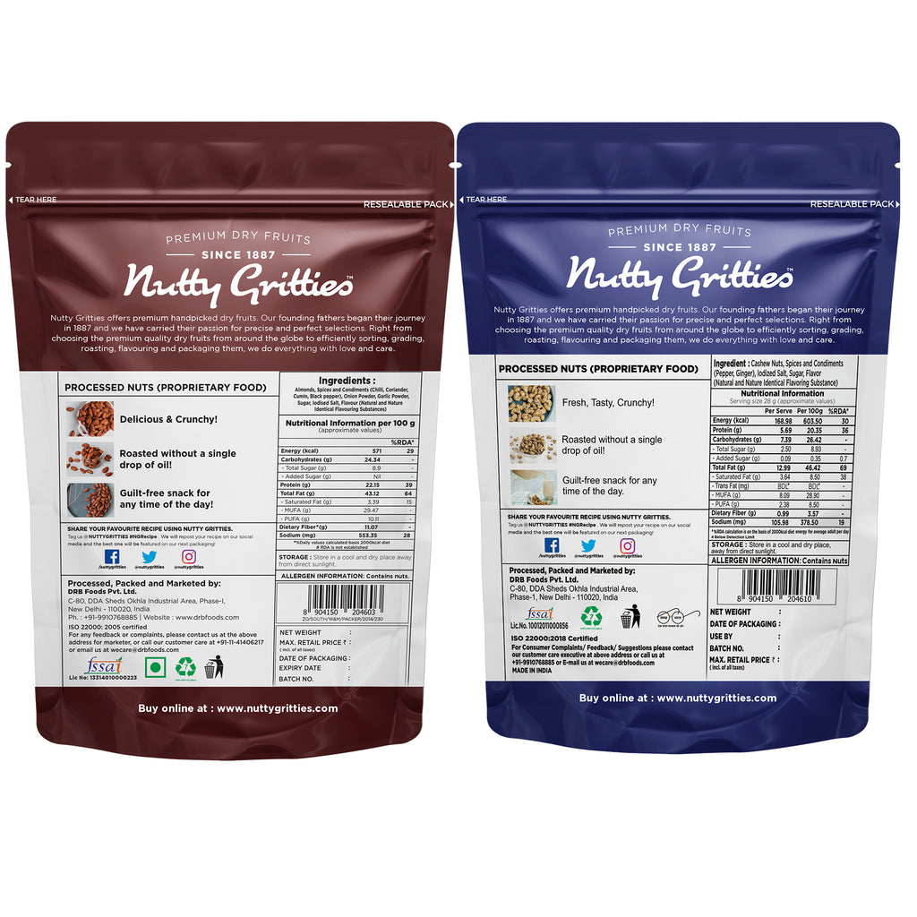 Relish Combo pack ( Each Pack  200g ) - 400g