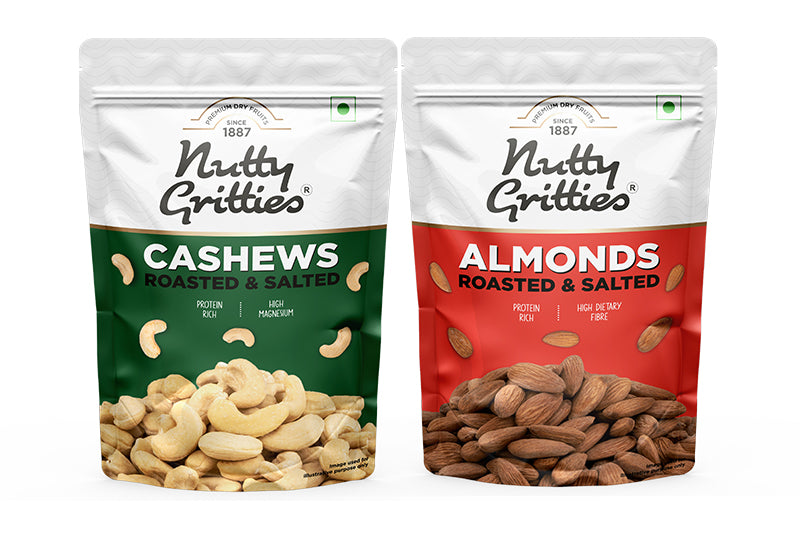 Salted Roasted Combo ( Each Pack 200g ) - 400g