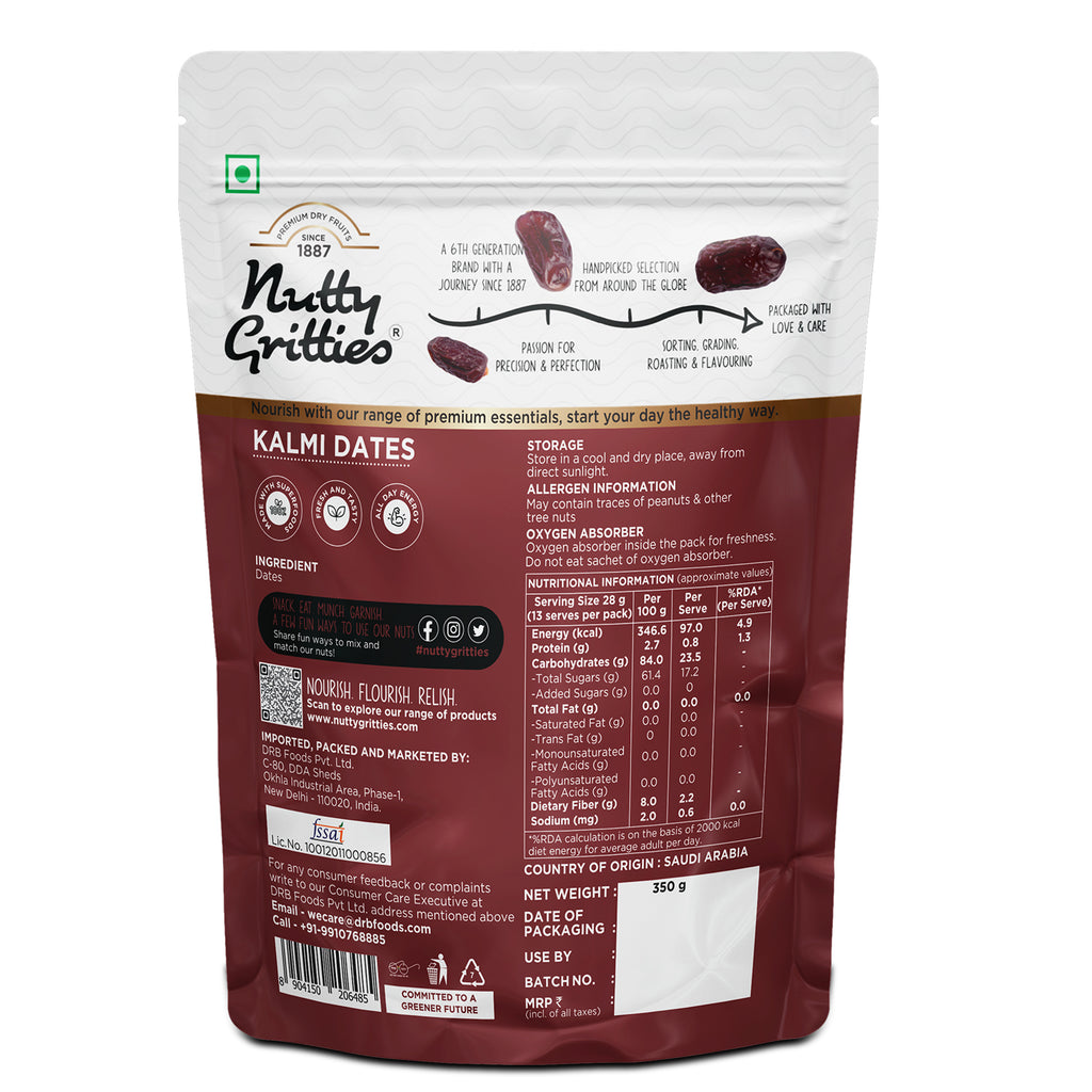 Kalmi Dates (Pack of 2 x 350g Each) - 700g