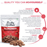 Roasted Salted Almonds (Pack of 5 x 200g Each ) - 1kg