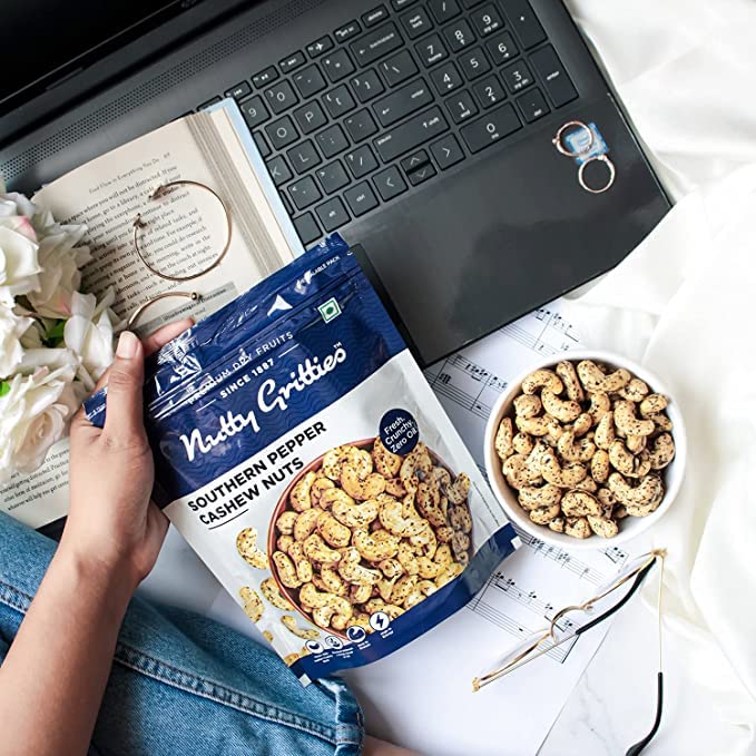 Southern Pepper Cashew Zero Breakage Nuts - 200g