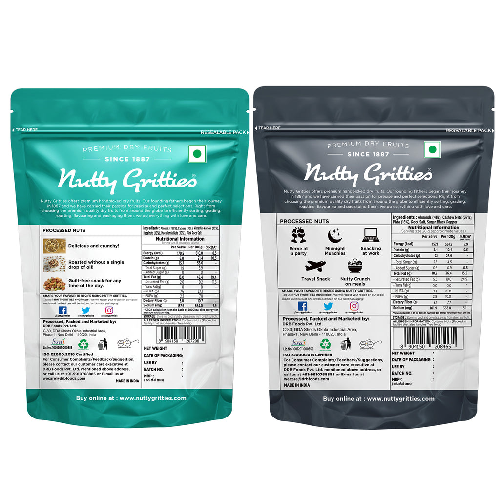 Roasted Salted Nuts Mix Combo - 400g