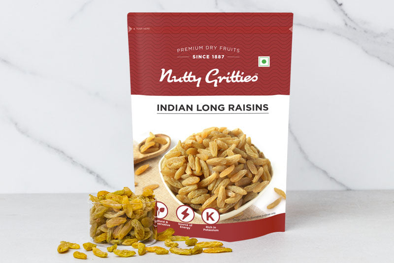 Indian Long Raisins (Pack of 2, 200 g Each ) 400 g