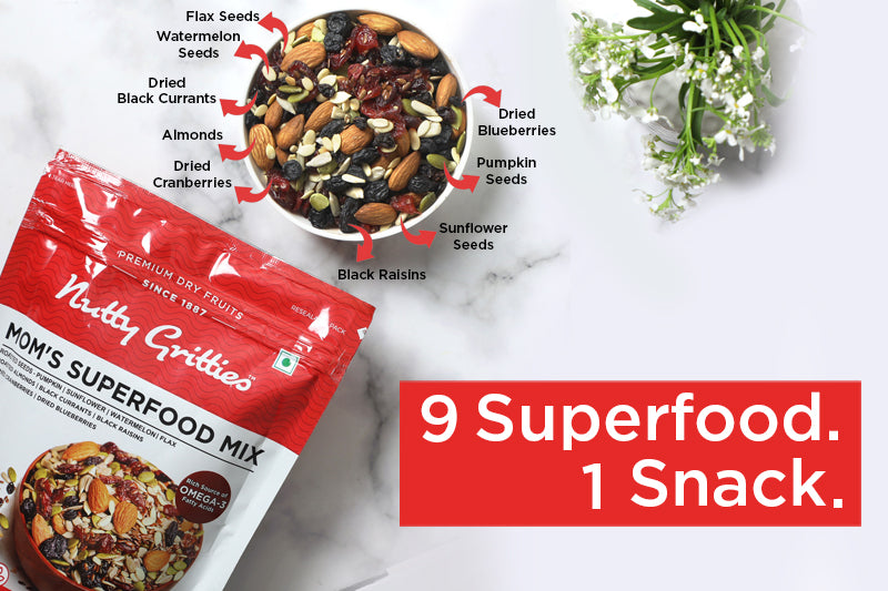 Trail Mix Combo - Sport Mix, Mom Superfood (Each Pack 200g) - 400g