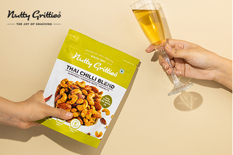 Barbeque Almonds, Thai Chilli Blend, Pepper Cashews Combo - 600g