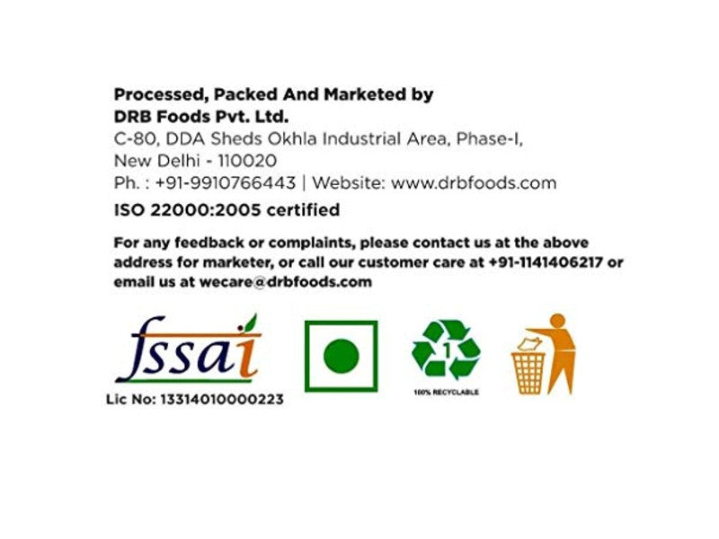 Cashew Nuts W240 (Pack of 2 x 200 g Each ) - 400g