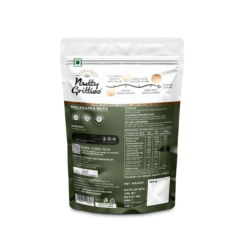 Raw Macadamia Nuts - 100g