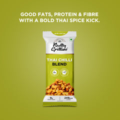 Thai Chilli Blend Trail Mix | Spicy Roasted Almonds, Cashews & Peanuts | 40 g
