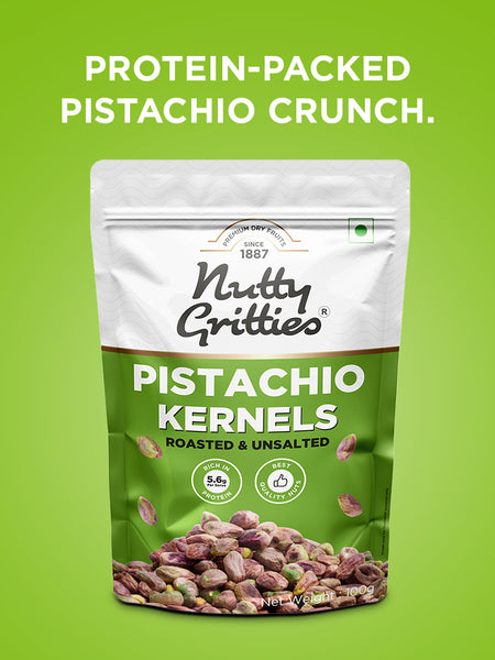 Roasted Unsalted Pistachio Kernels | 100 g