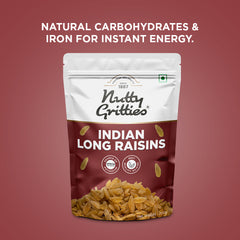 Indian Long Raisins | Naturally Sweet & Fruity | 200 g