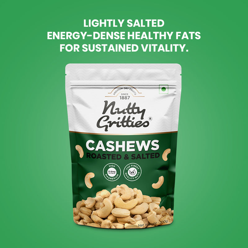 Roasted Salted Jumbo W240 Cashews | 200 g