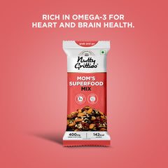 Mom’s Superfood Mix | Nuts, Seeds & Dried Berries | Grab & Go Pack | 28 g