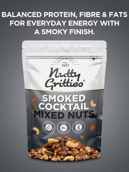 Smoked Cocktail Mixed Nuts - 200g