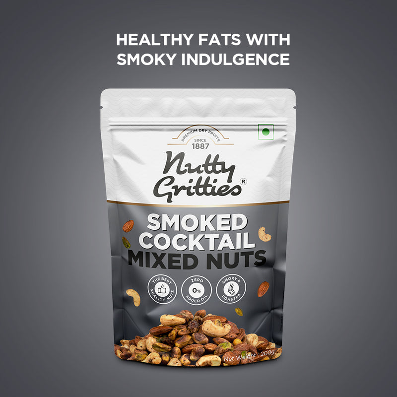 Smoked Cocktail Mixed Nuts - 200g