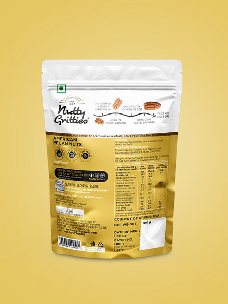 Nutty Gritties American Pecan Nuts-100g