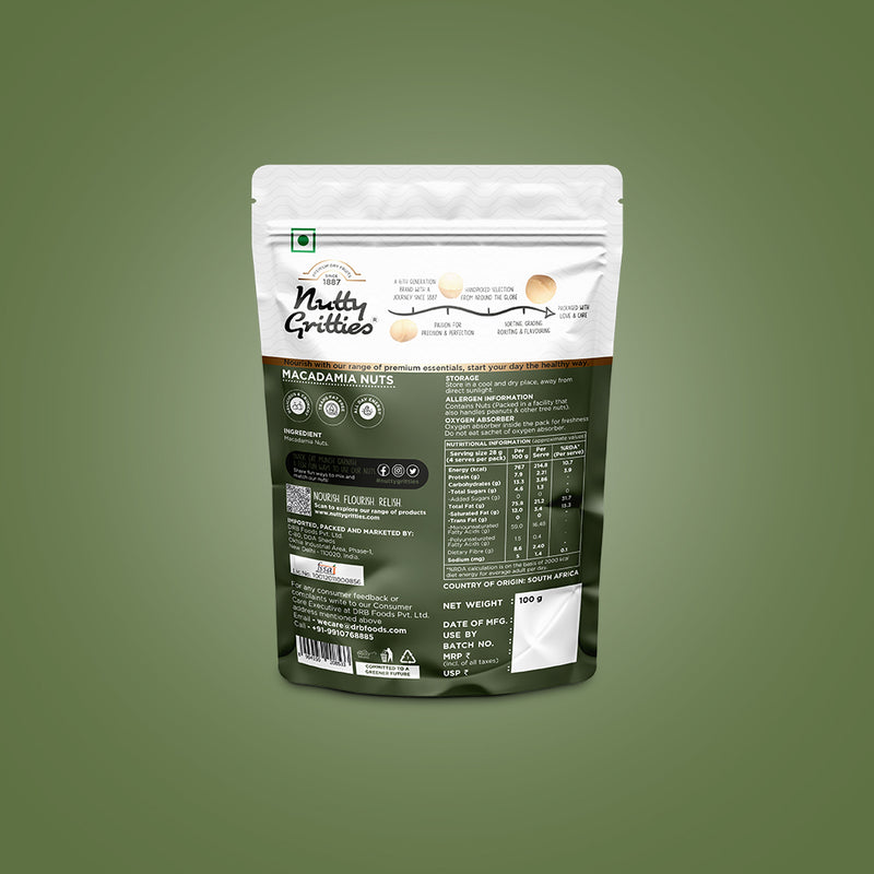 Exotic Nuts Combo - Pine Nuts, Macadamias Each Pack 100g - 200g