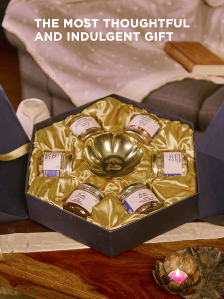 Nutty Gritties LUXE EDITION | Luxury Dry Fruit Gift Hamper with Brass-Finish Bowl