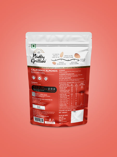 California Almonds- 1kg