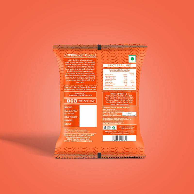 Spicy Trail Mix (Pack of 15 x 24g Each) - 360g