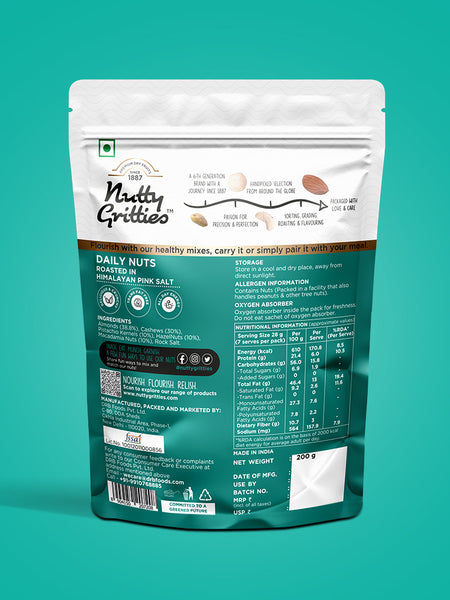 Daily Nuts Roasted in Himalayan Pink Salt - 200g