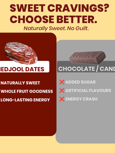 Nutty Gritties Medjool Dates | Large, Soft & Naturally Sweet | No Added Sugar | 350g