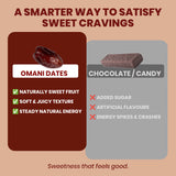 Nutty Gritties Omani Dates | Soft & Juicy, Naturally Sweet | No Added Suga | 500g