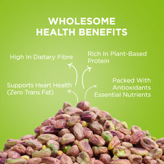 Roasted Unsalted Pistachio Kernels | 100 g