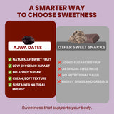 Nutty Gritties Ajwa Dates | Naturally Sweet, Soft Texture | Pack of 2 x 350g Each - 700g