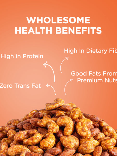 Fiery Indian Spiced  Almonds & Cashews 180g