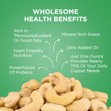 Salted Roasted Cashews, lightly salted Premium Jumbo size - 200g