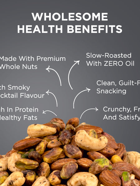 Smoked Cocktail Mixed Nuts - 200g