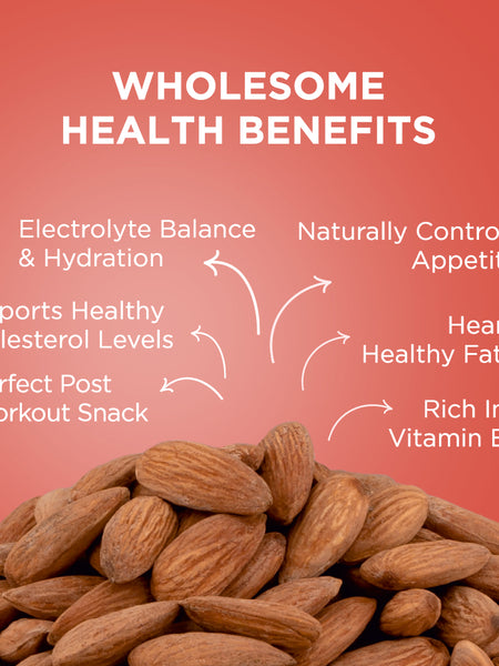 Roasted Almonds, lightly salted -  200g