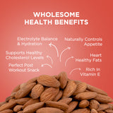 Roasted Almonds, lightly salted -  200g