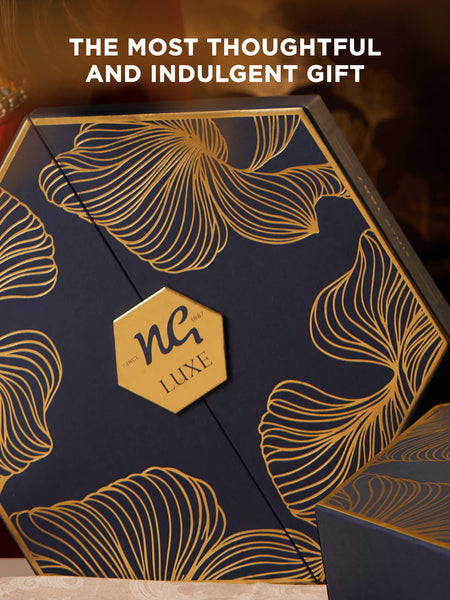Nutty Gritties LUXE EDITION | Luxury Dry Fruit Gift Hamper with Brass-Finish Bowl
