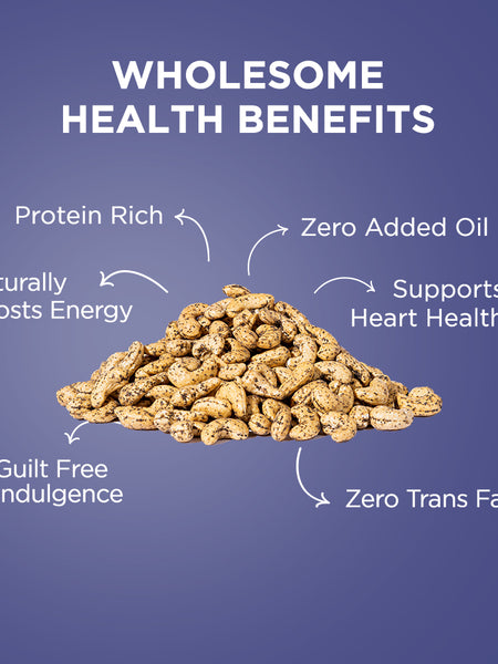 Southern Pepper Cashew Zero Breakage Nuts - 200g