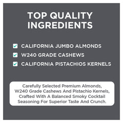 Smoked Cocktail Mixed Nuts - 200g