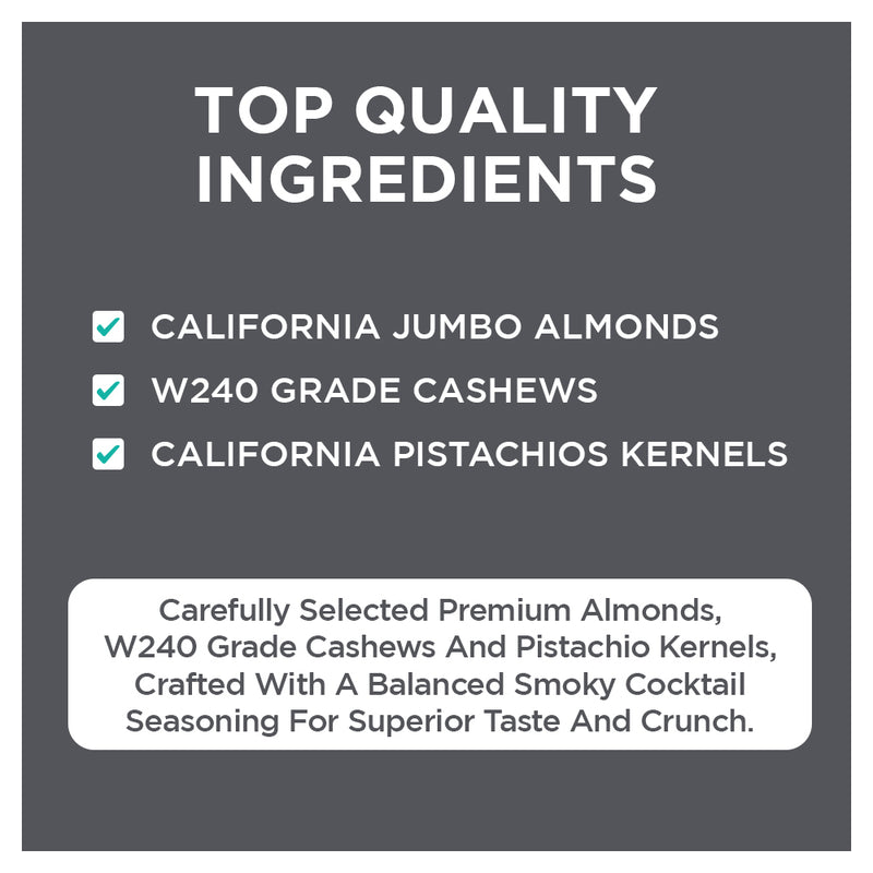 Smoked Cocktail Mixed Nuts - 200g