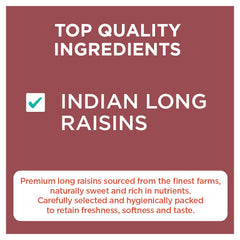 Indian Long Raisins | Naturally Sweet & Fruity | 200 g