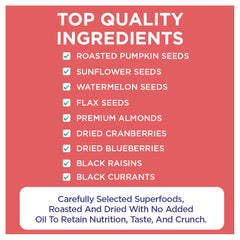 Mom’s Superfood Mix | Nuts, Seeds & Dried Berries | Grab & Go Pack | 28 g