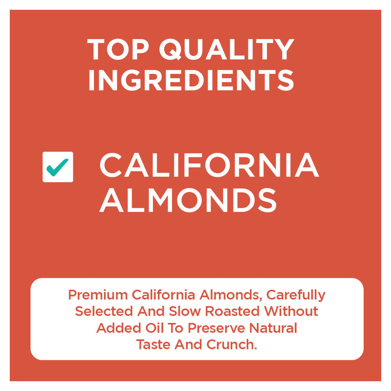 Roasted Almonds, lightly salted -  200g