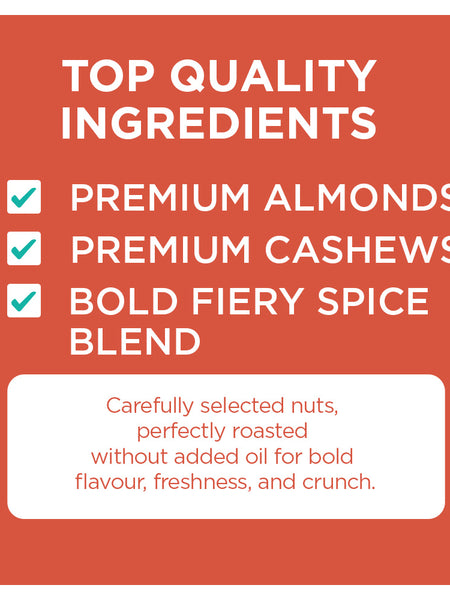 Fiery Spice Almonds & Cashews - 100g
