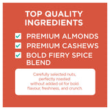 Fiery Spice Almonds & Cashews - 100g
