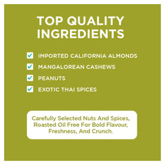 Thai Chilli Blend Trail Mix | Spicy Roasted Almonds, Cashews & Peanuts | 40 g