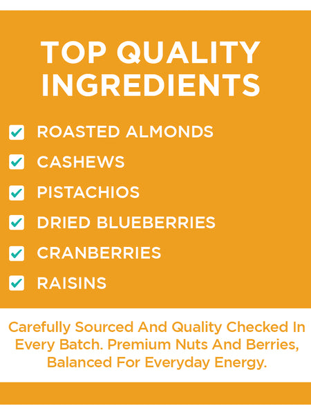 Sports Mix | Roasted Nuts & Dried Berries | Grab & Go Pack | 40 g