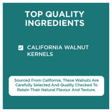 California Walnut Kernels (Pack of 2 x 200g Each ) - 400g